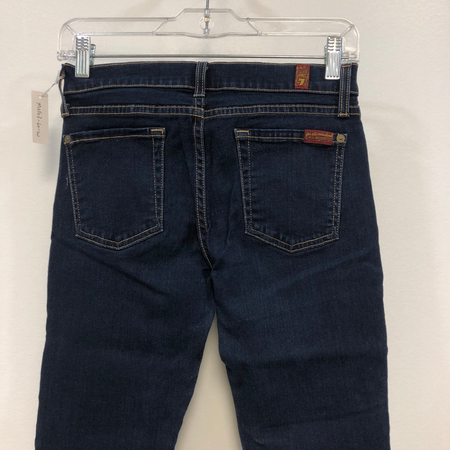 7 For All Mankind Dark Blue Skinny Jeans Size 25