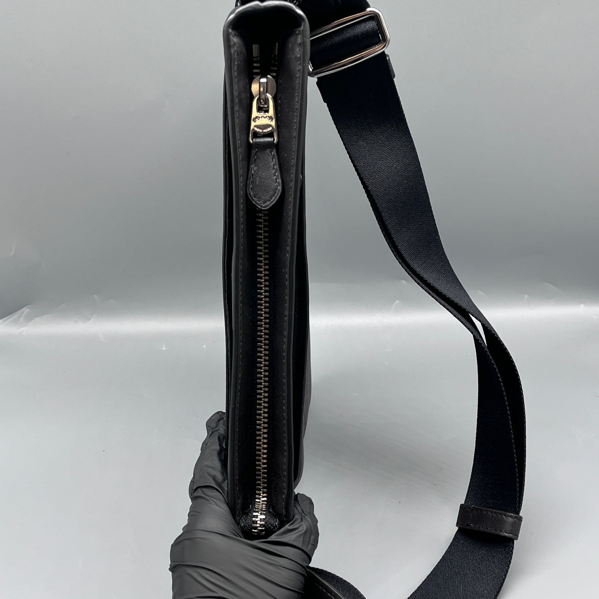 Coach Brown & Black Signature Canvas Crossbody Bag