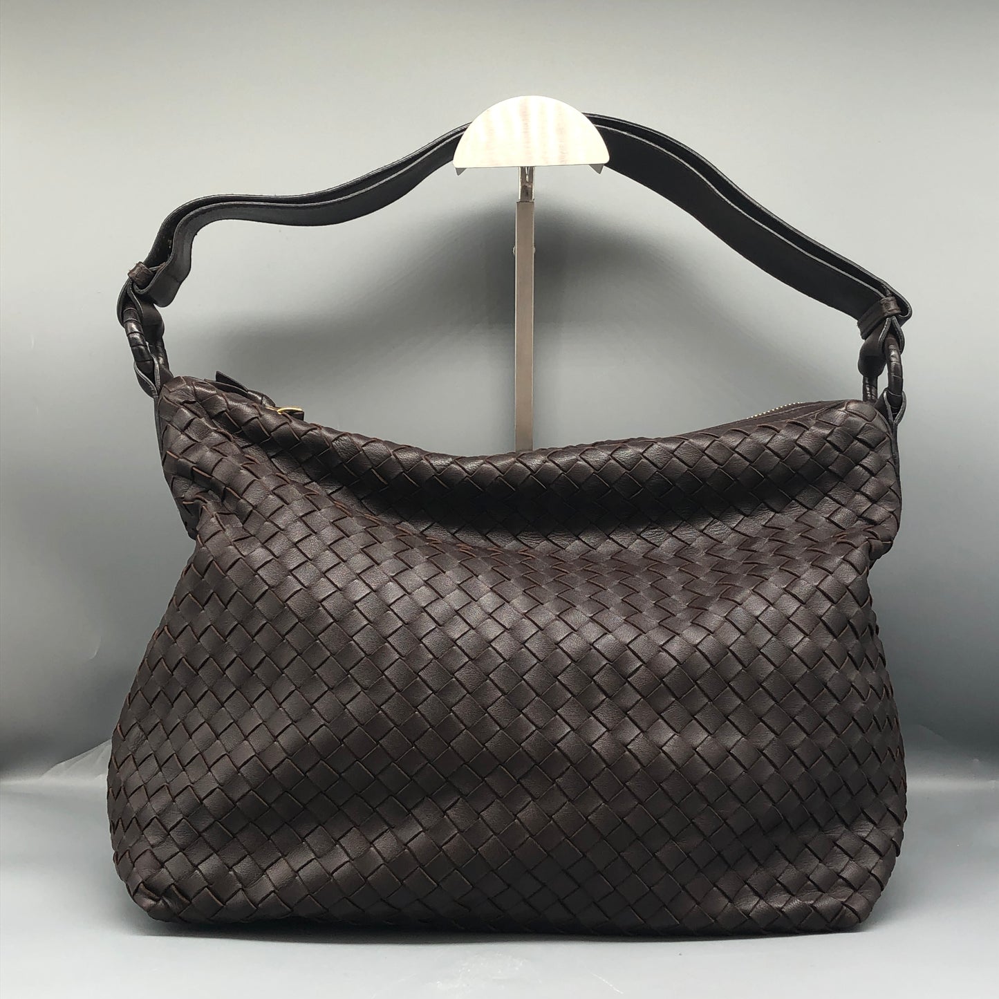 Bottega Veneta Nappa Intrecciato Brown Hobo Bag