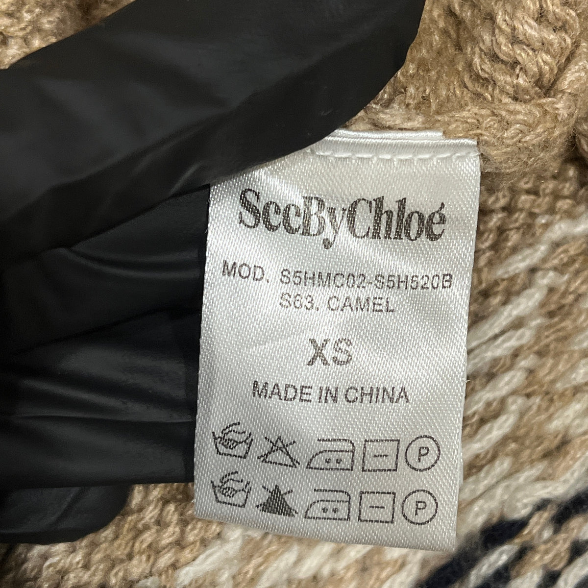 SeeBy Chloe Brown Knit Cardigan  Size  XS