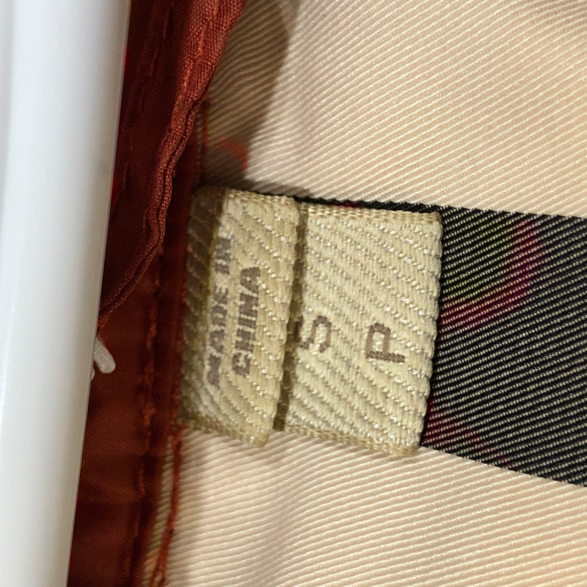 Burberry Quilted Double Breasted Coat S dusty orange