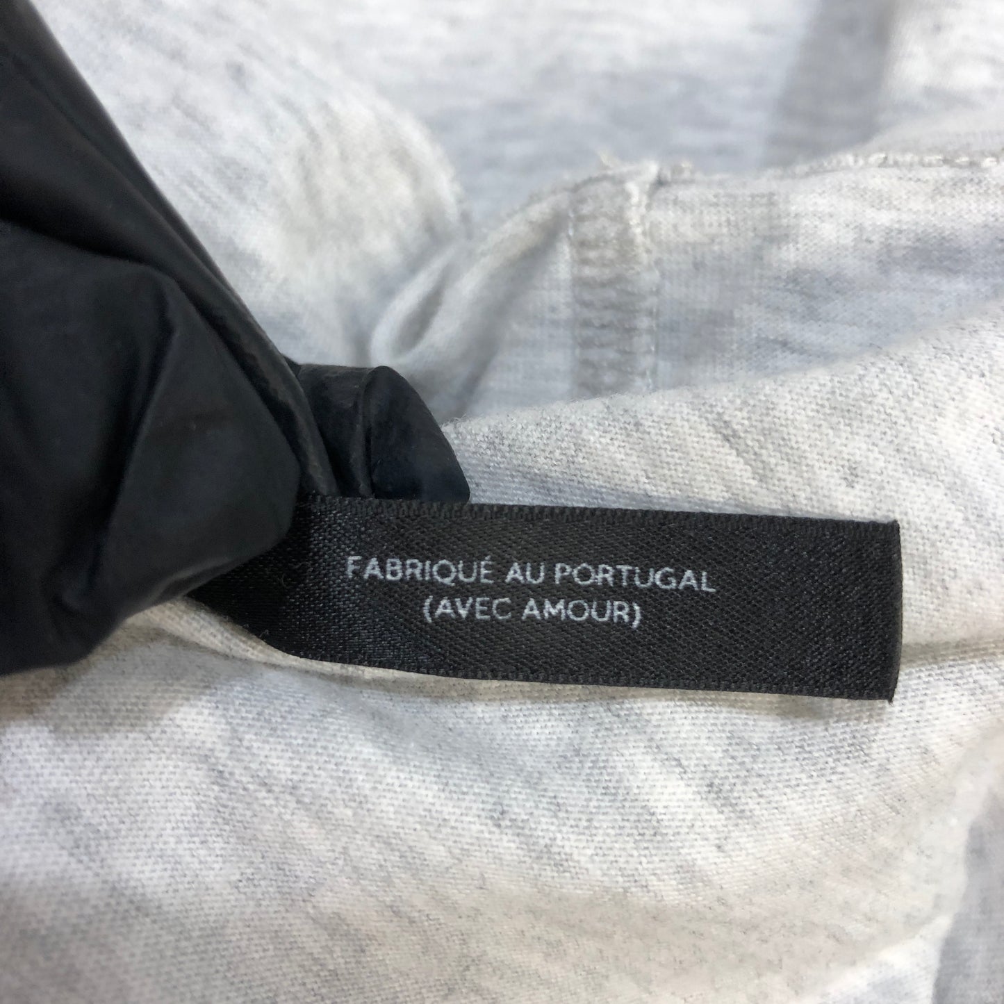Ami x Smiley Co-Logo Short Sleeve T-Shirt Size XS Light Grey P2P 20-22 Inches