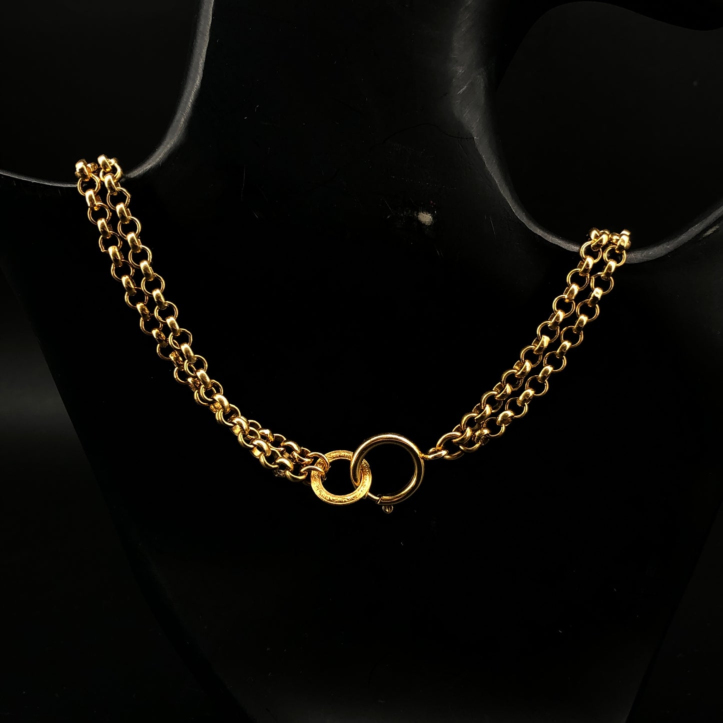 Chanel Vintage Heart Pendant Necklace