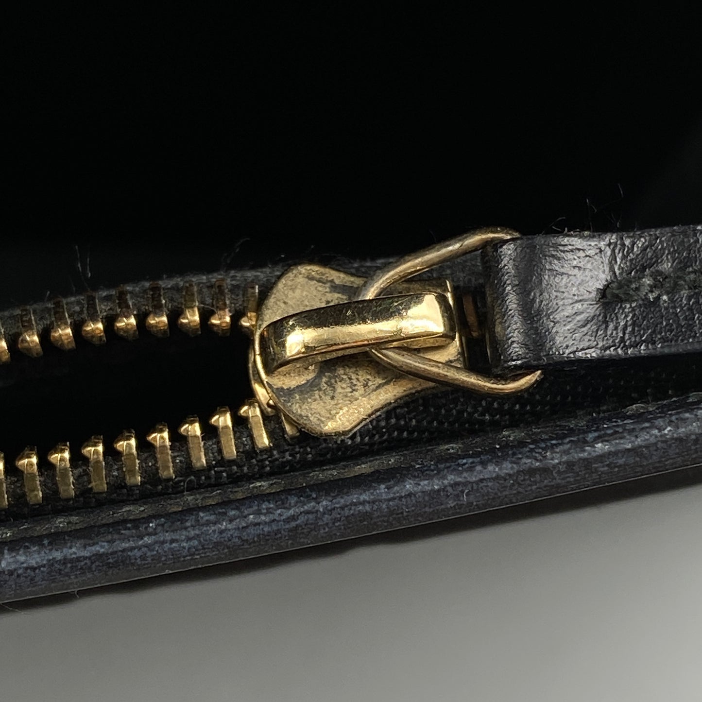 Gucci Black GG Embossed Chain Wallet Bag