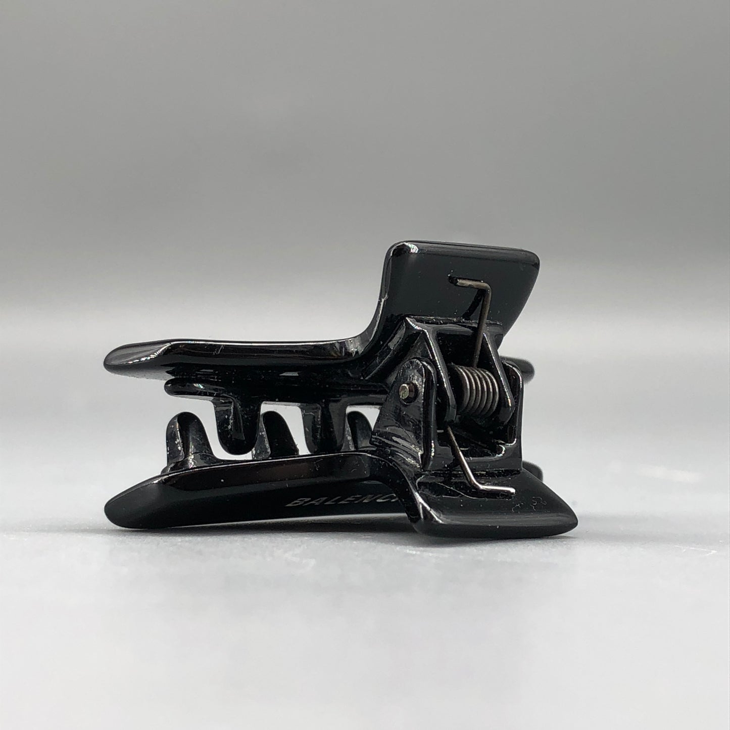 Balenciaga Black Logo Hair Claw Clip