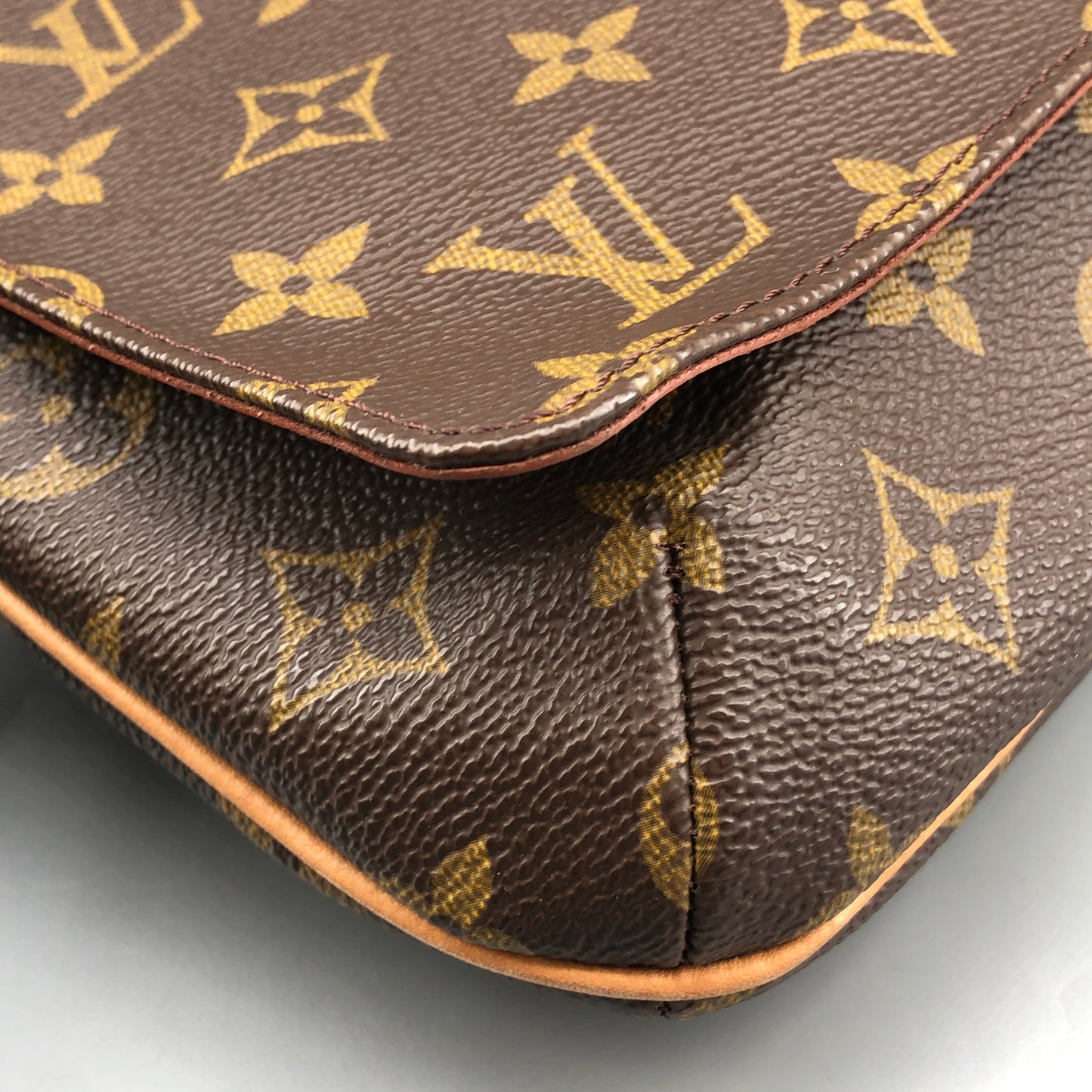 Louis Vuitton Monogram Musette Tango Crossbody Bag Brown
