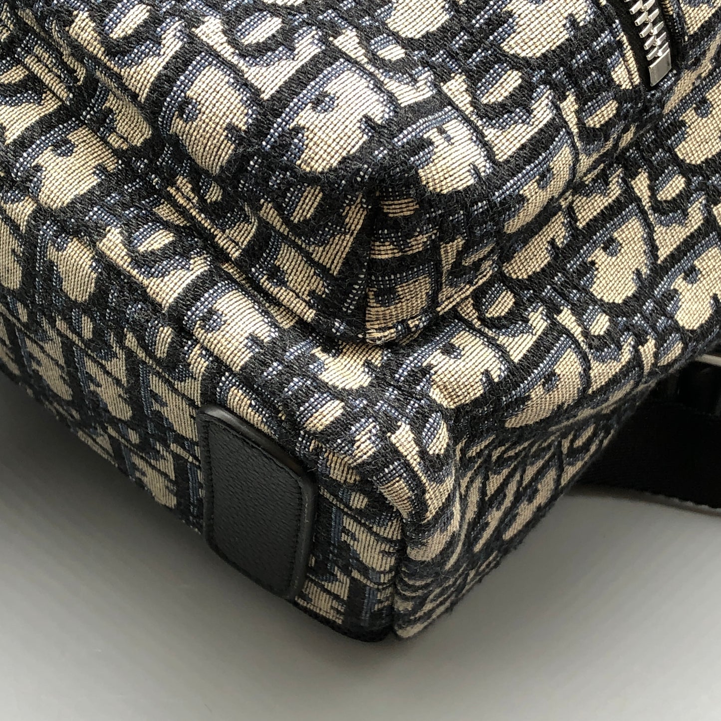 Christian Dior Oblique Galaxy Canvas Backpack Grey/Navy/Black