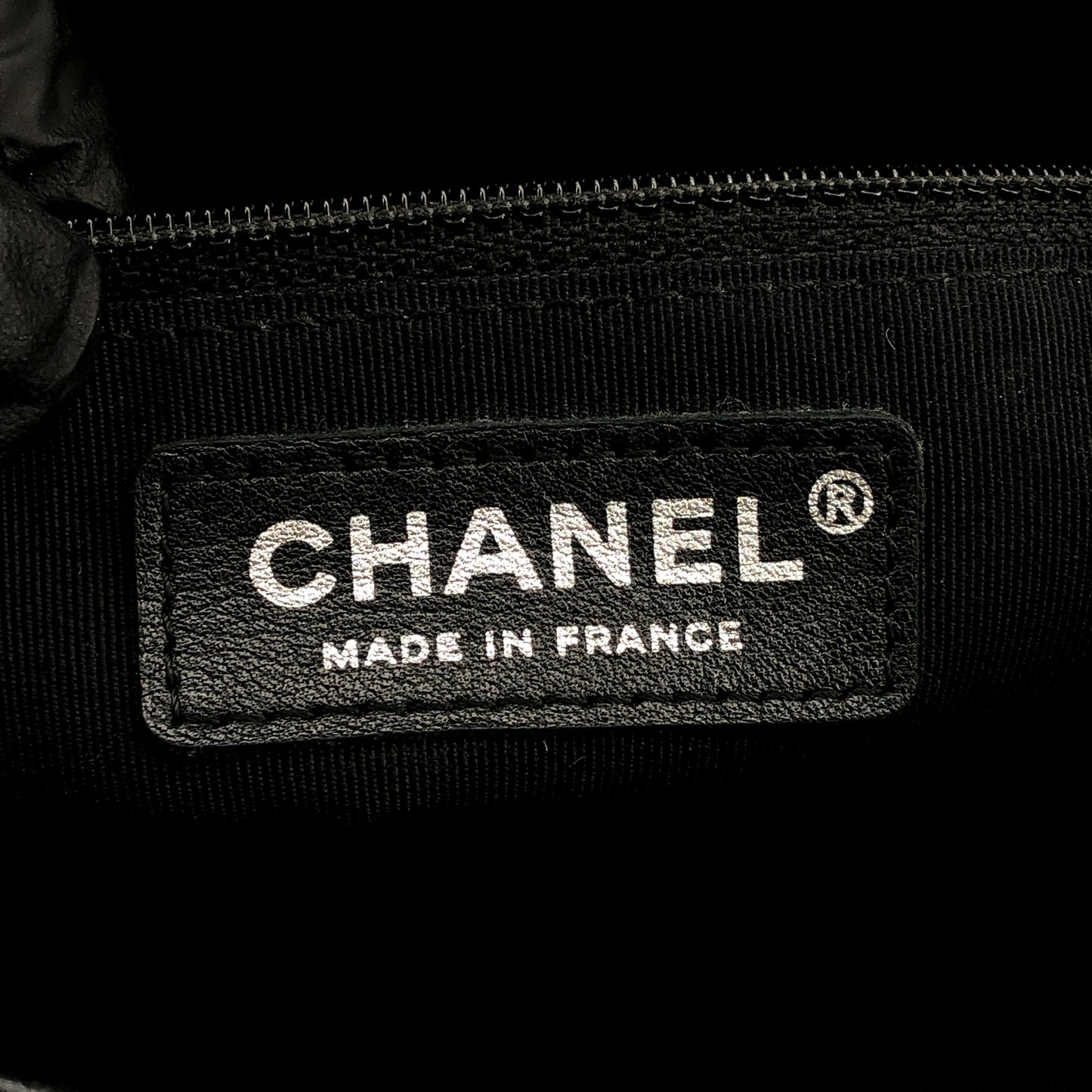 Chanel Lambskin Quilted Large Trianon Messenger Flap Black