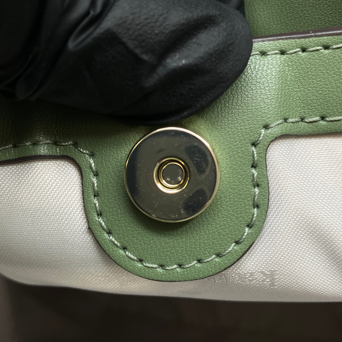 Kate Spade Green Pebbled Leather Bucket Shoulder Bag