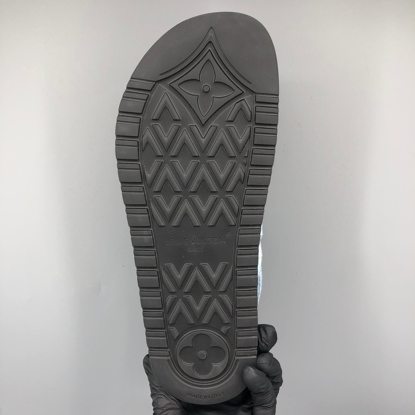 Louis Vuitton Unisex Monogram Sandals Size 38.5 Light Blue