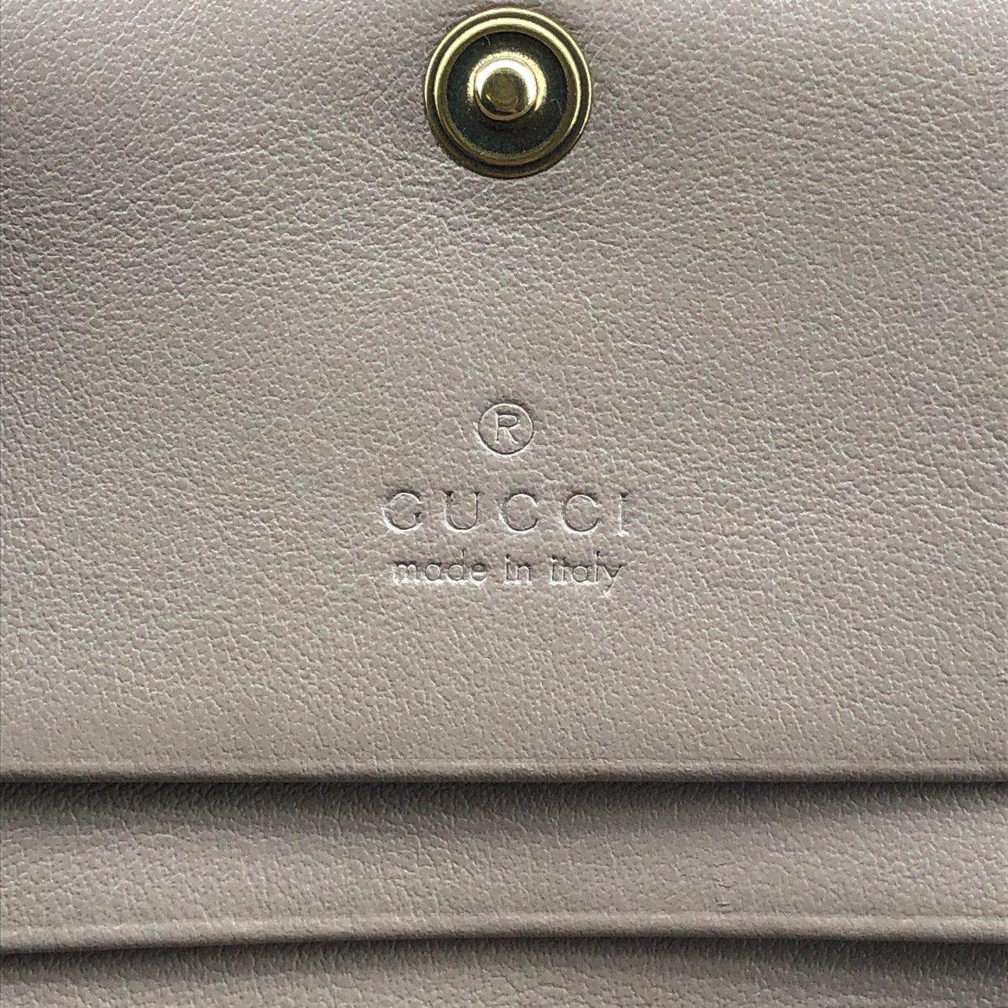 Gucci GG Marmont Chevron Quilted Compact Bifold Wallet Dirty Pink