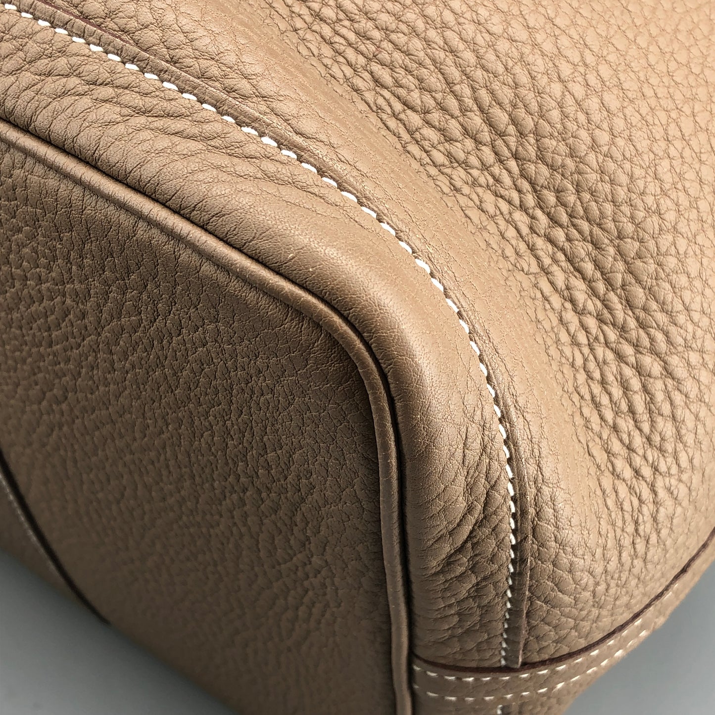 Hermes 2017 Taupe Garden Party 36 Tote Bag