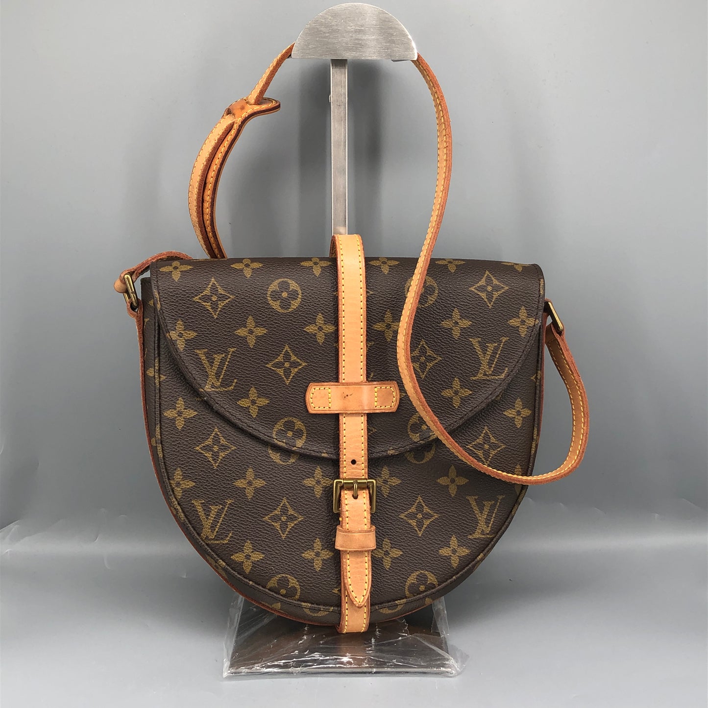 Louis Vuitton Vintage Monogram Chantilly Crossbody Bag Brown