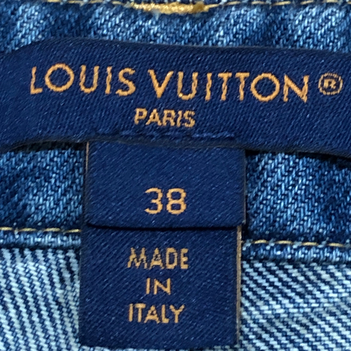 Louis Vuitton Blue Jeans size 38