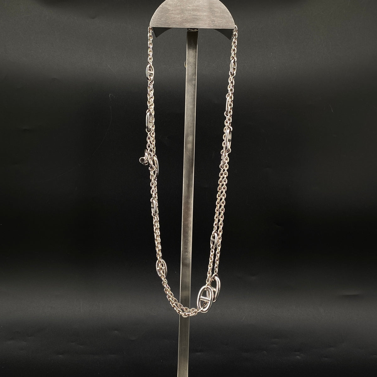 Hermes 925 Silver Chaine Farandole Necklace