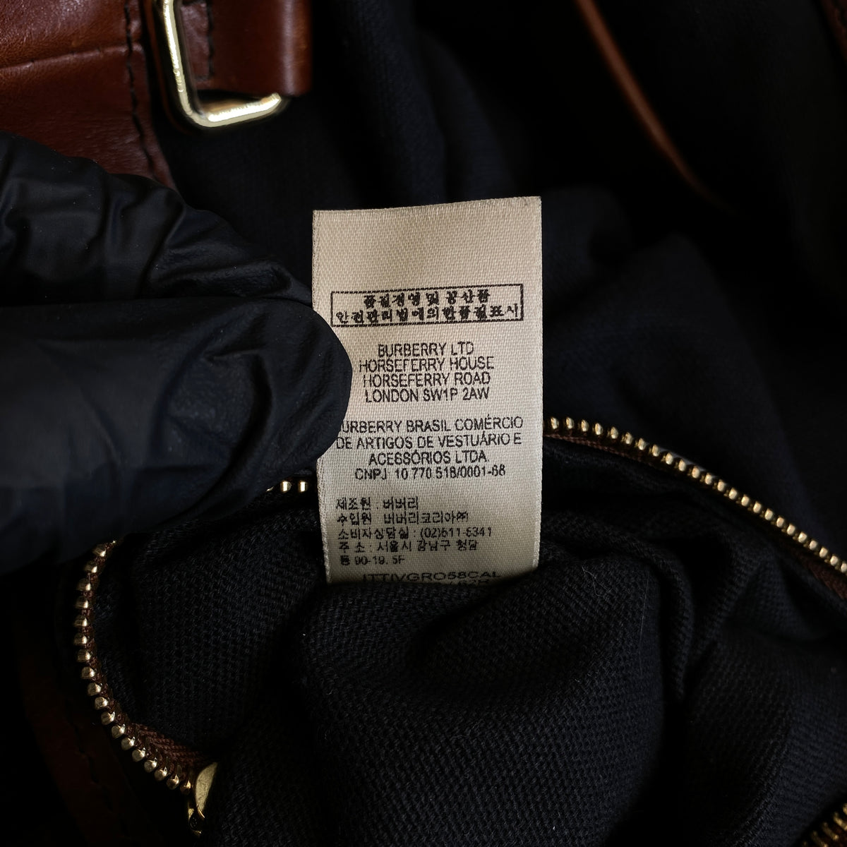 Burberry Canterbury House Check Tote Bag