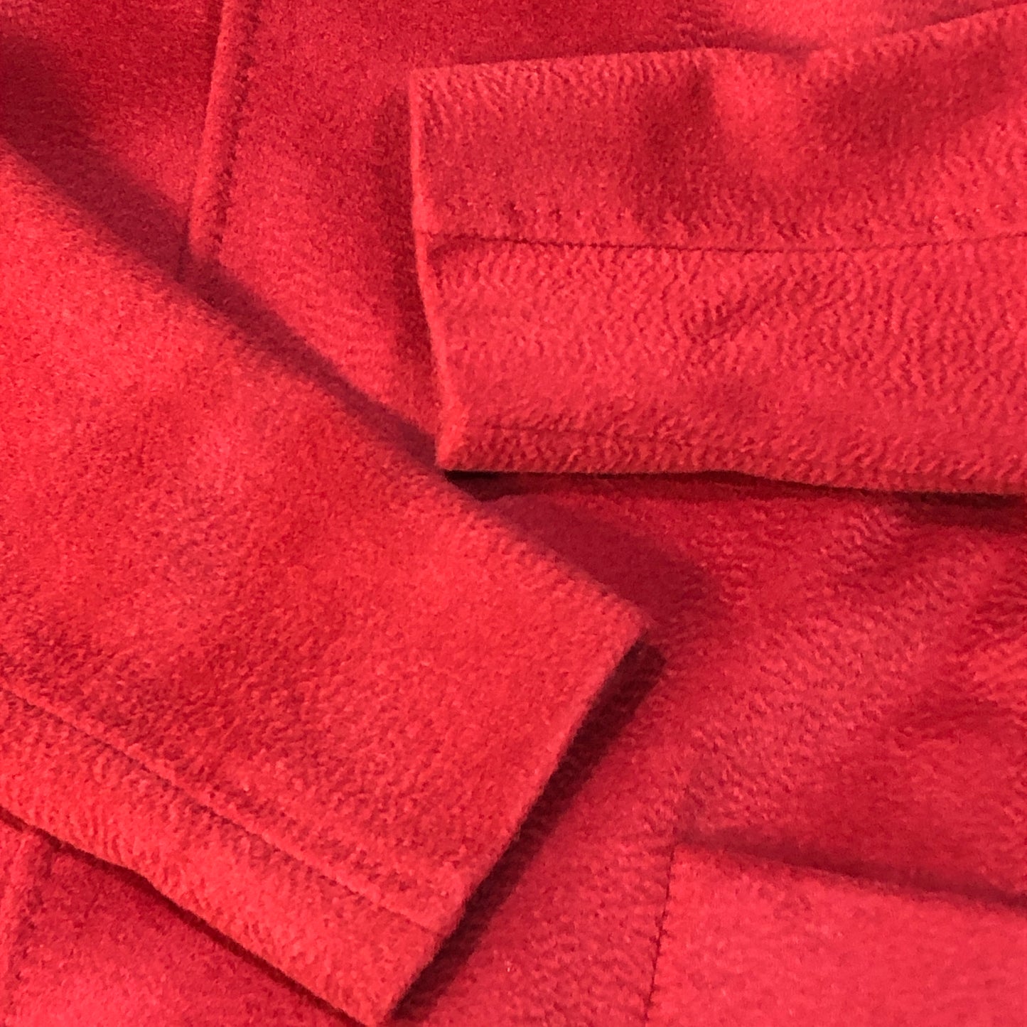 Max Mara Red Belted Wrap Style Coat Size 6