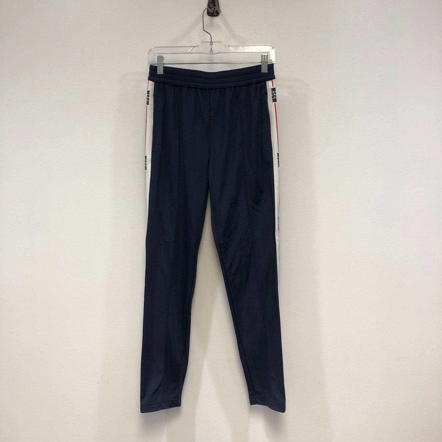 MSGM Navy Blue Colorblock Track Jacket & Pants Set