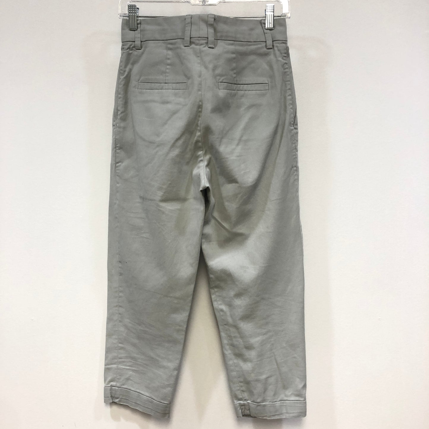 Brunello Cucinelli Light Blue Pleated Cropped Trousers Size 38
