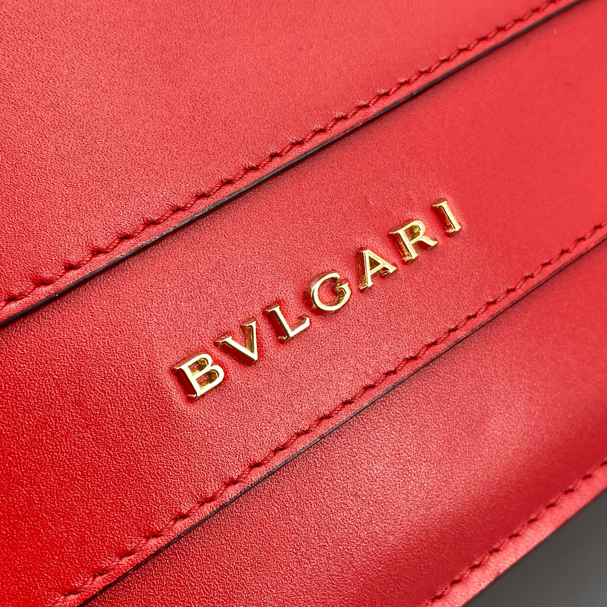 Bvlgari Serpenti Forever Shoulder Bag Red Leather
