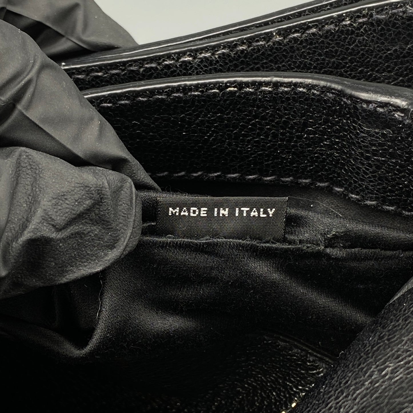 Miu Miu Black Leather Metal Lock Flap Crossbody Bag
