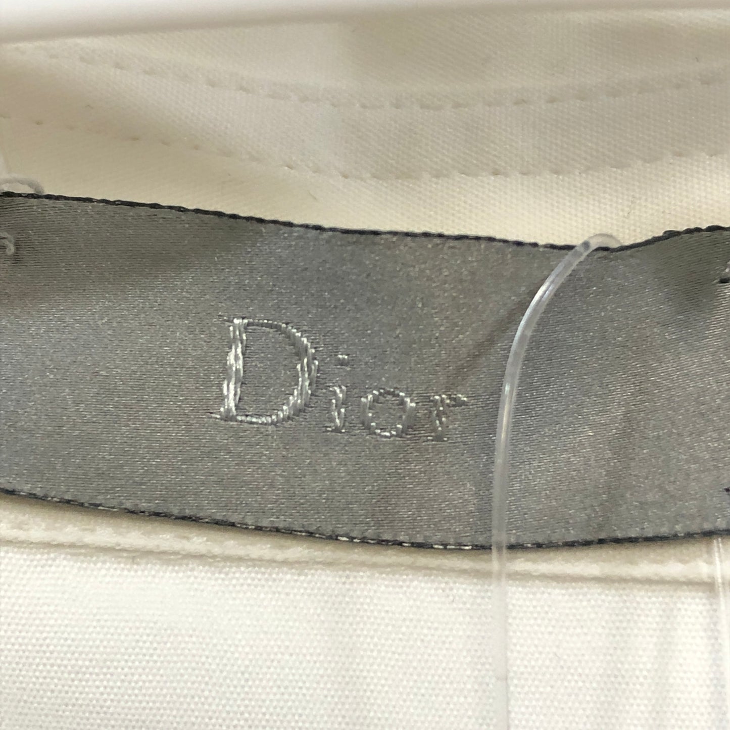 Dior White Cotton Shirt Size 40 Wit Tage