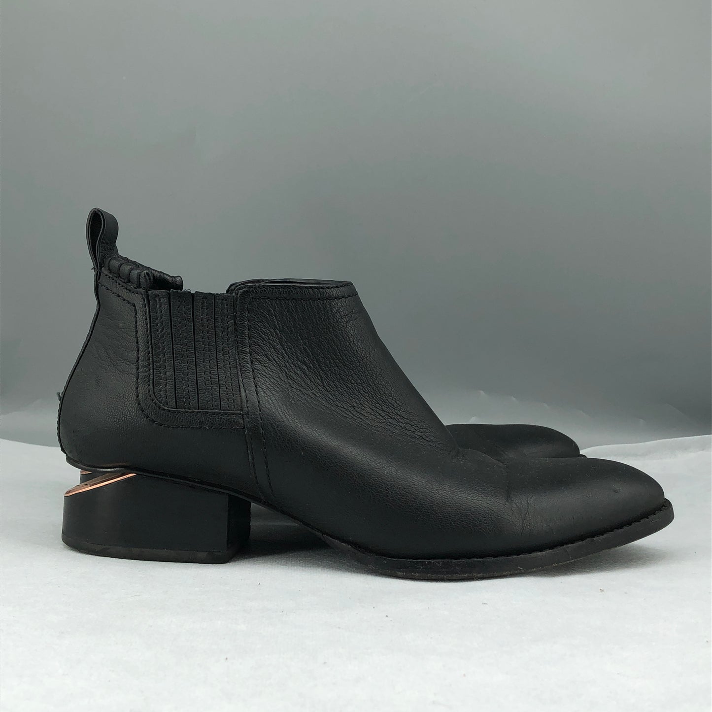 Alexander Wang Women's Kori Cutout Heel Ankle Boots 38 Black
