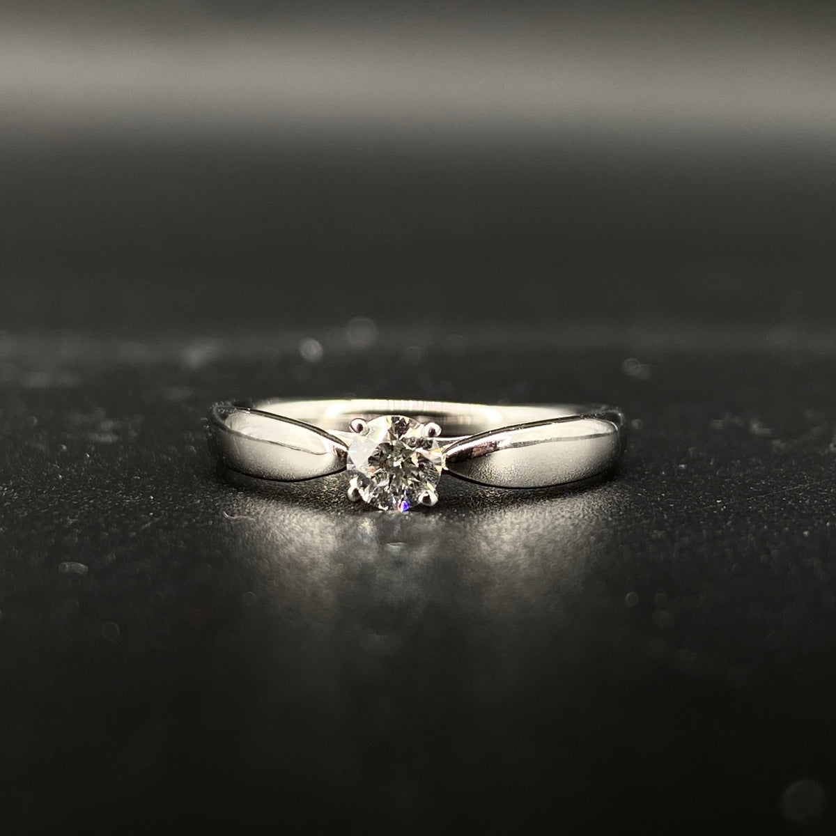 Tiffany & Co Pt950 Diamond Ring 51mm 0.21 Carat
