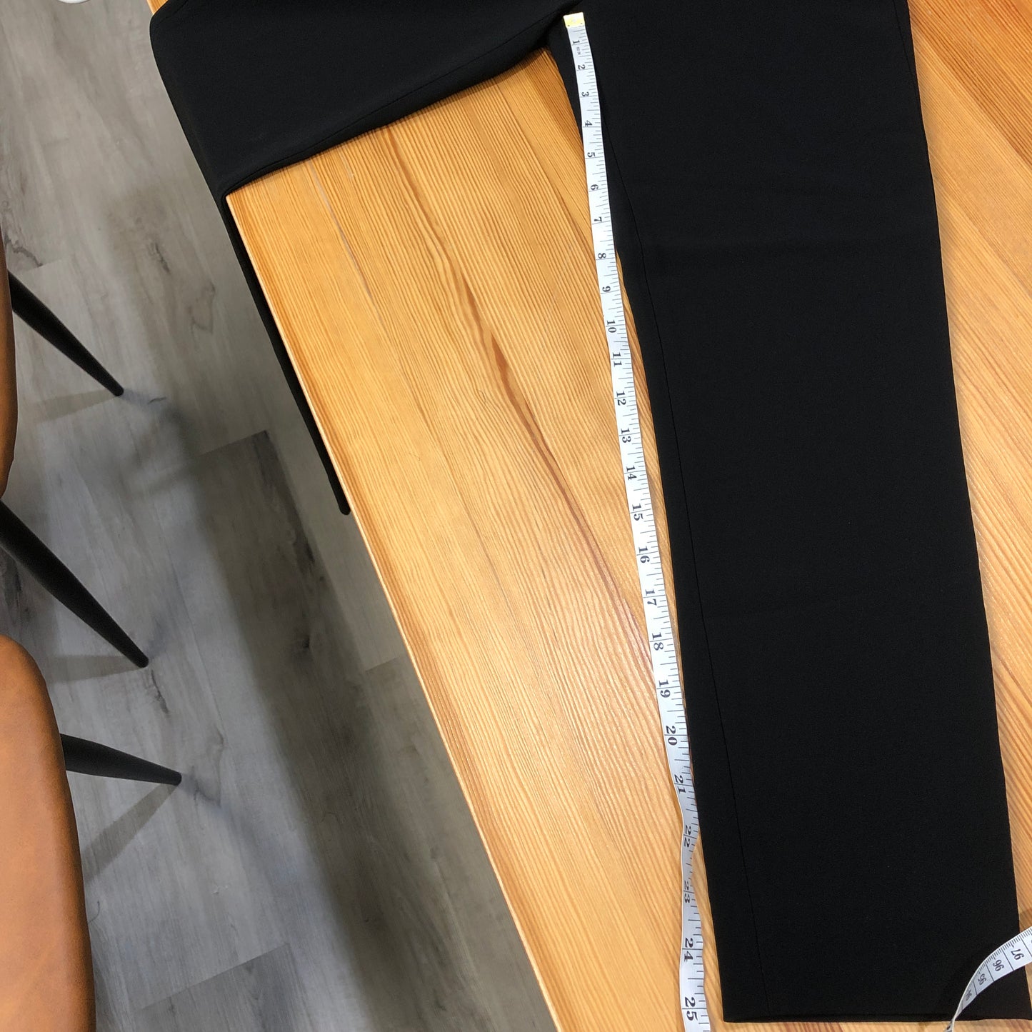 Moschino Black Slim-Fit Pants Size US 4