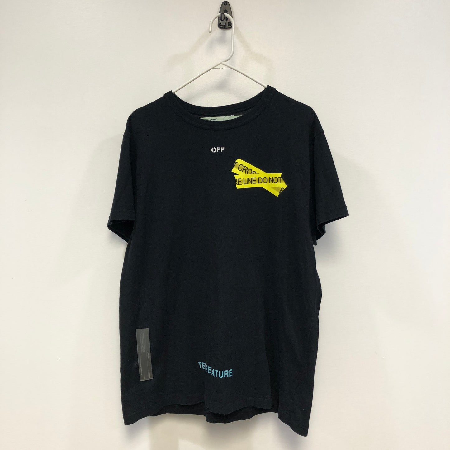Off‑white Black Short Sleeve Graphic T‑Shirt Size S