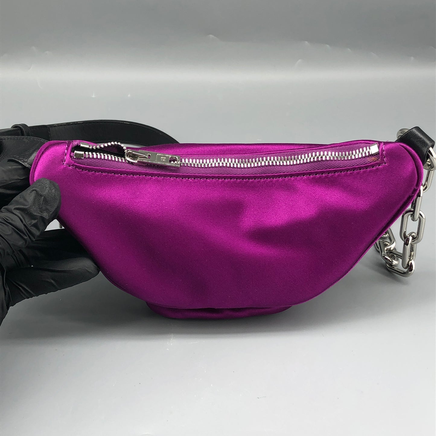 Alexander Wang Fuchsia Satin Waist Crossbody Bag