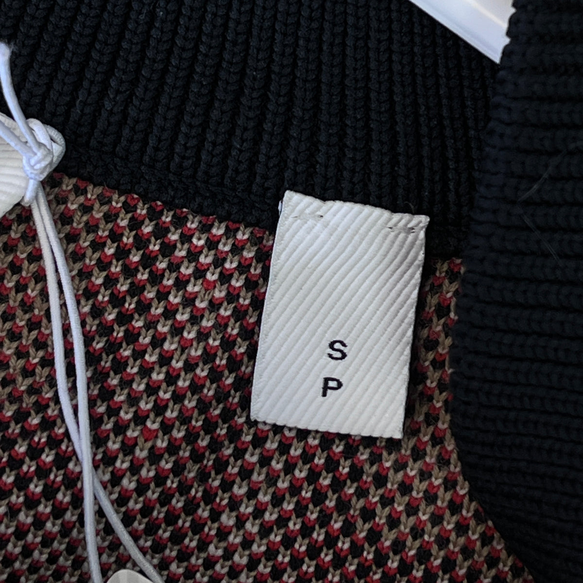 Burberry Tan Vintage Check Crewneck Knit Sweater Size S