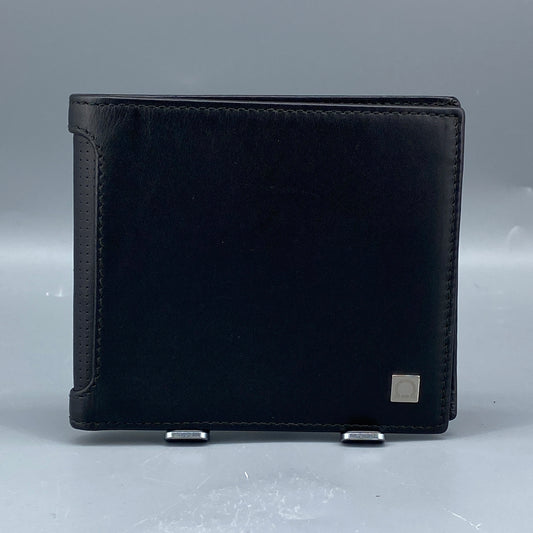 Ferragamo Black Smooth Leather Bi-fold Short Wallet