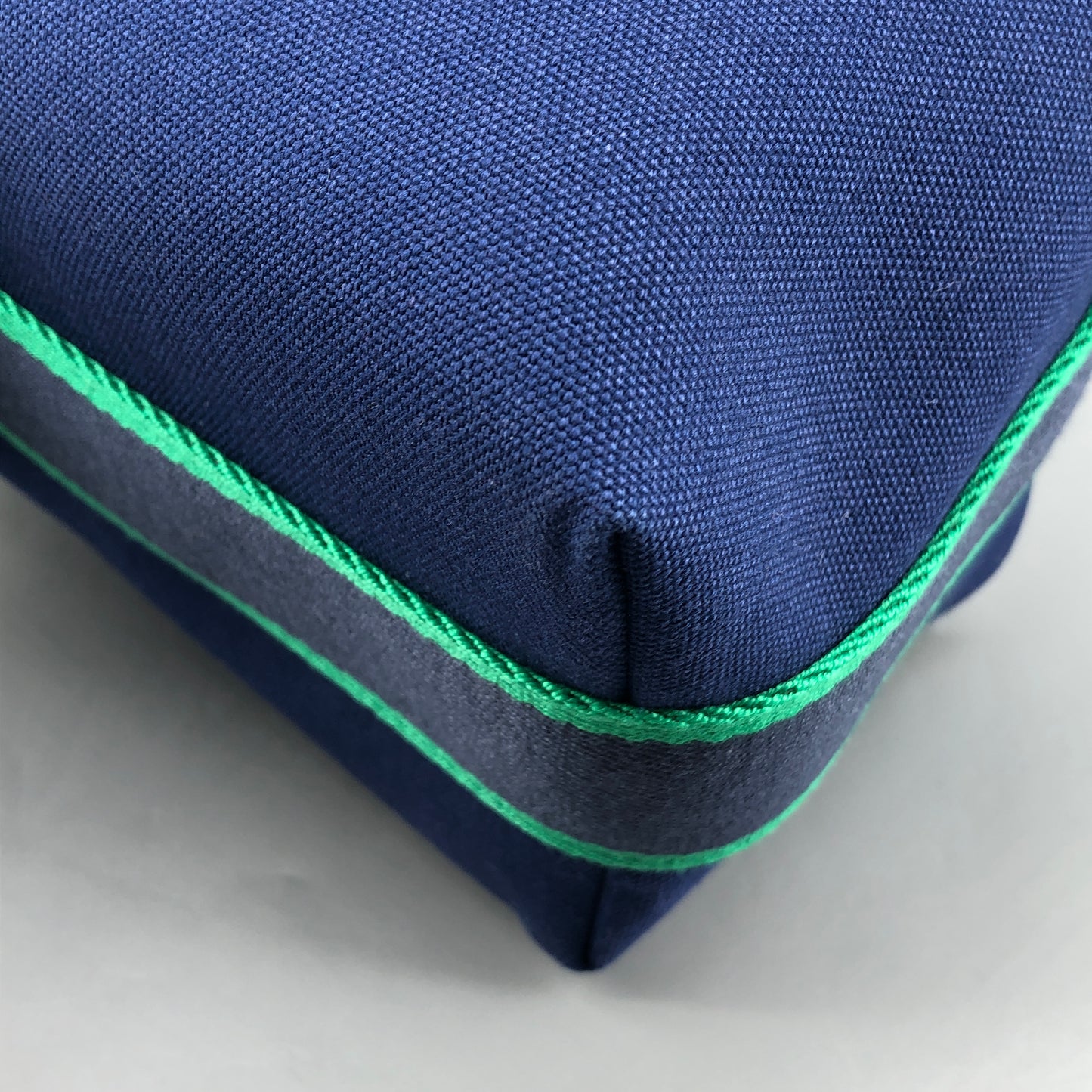 Hermes Blue/Green Cotton Canvas Small Bride-A-Brac Case