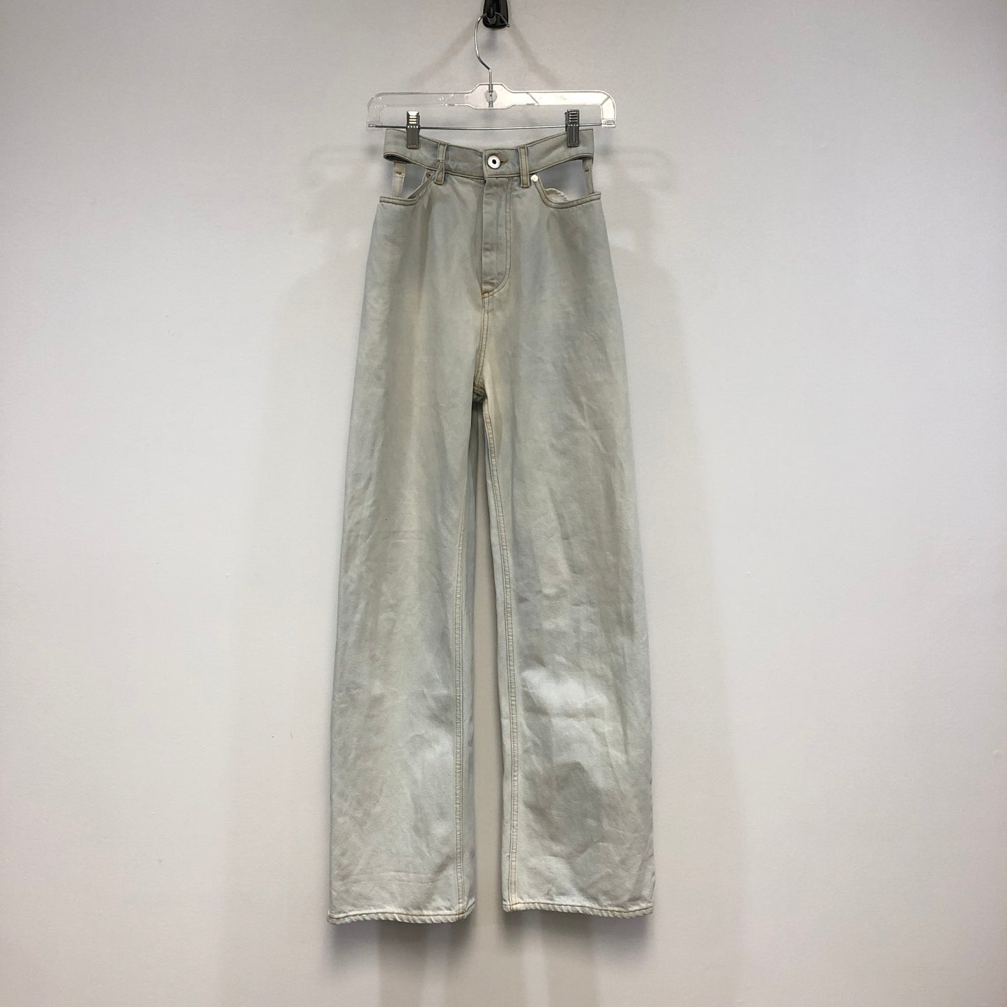 Maison Margiela Cut-Out Wide-Leg Jeans