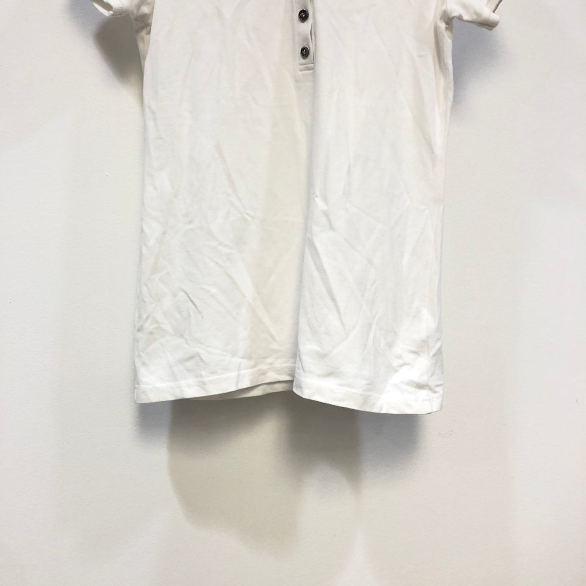 Burberry White Polo Shirt Size S
