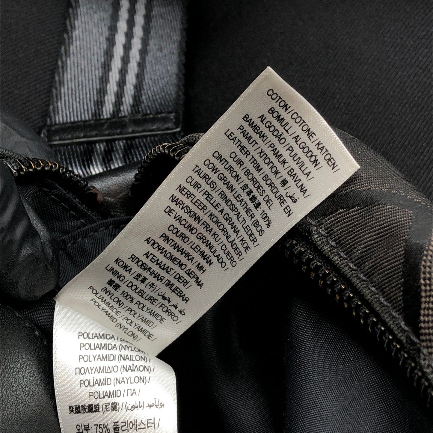 Burberry TB Monogram Canvas Crossbody Camera Bag Black