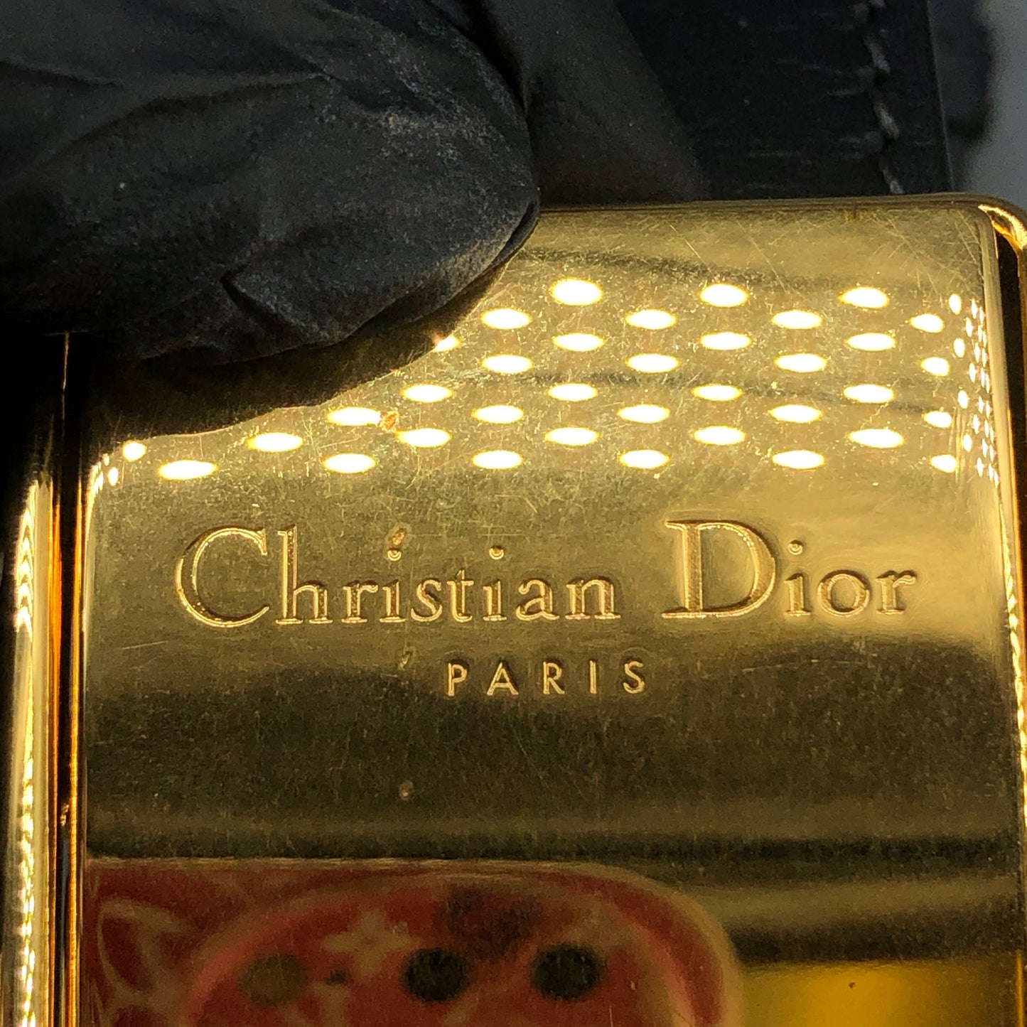 Christian Dior Mini 30 Montaigne Box Bag Grey/navy/black