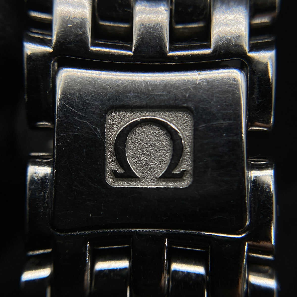 Omega 27mm Stainless Steel Watch With Natural Diamonds