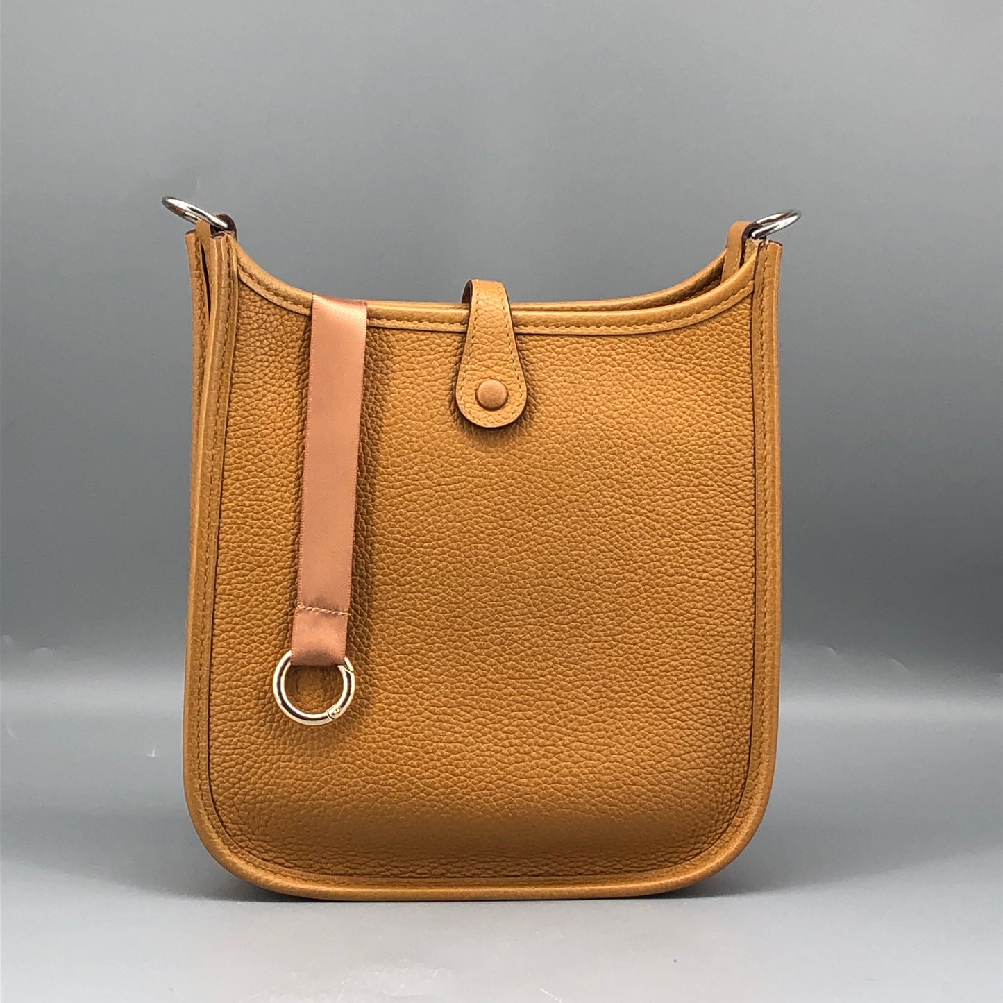 Hermes 2021 Mini Evelyne TPM Crossbody Bag Gold