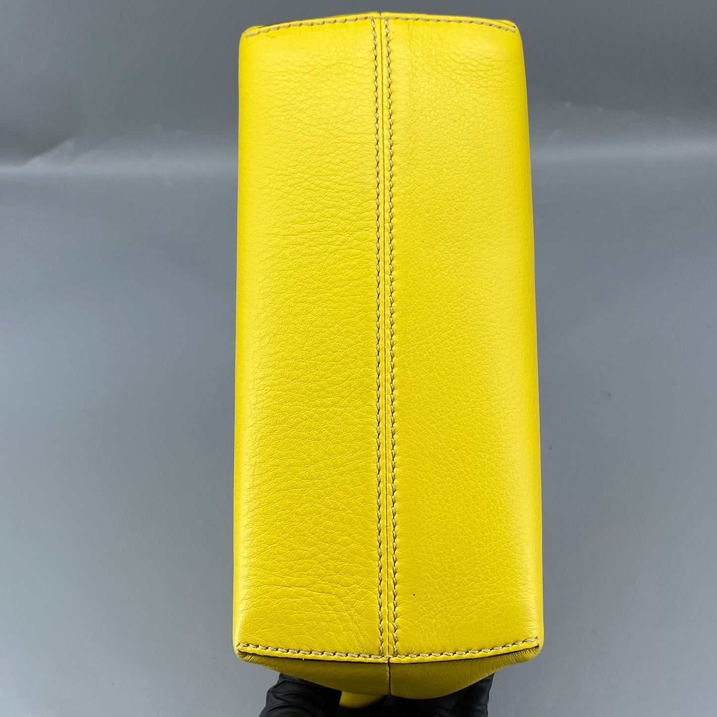 Fendi Yellow Leather By The Way Crossbody Bag