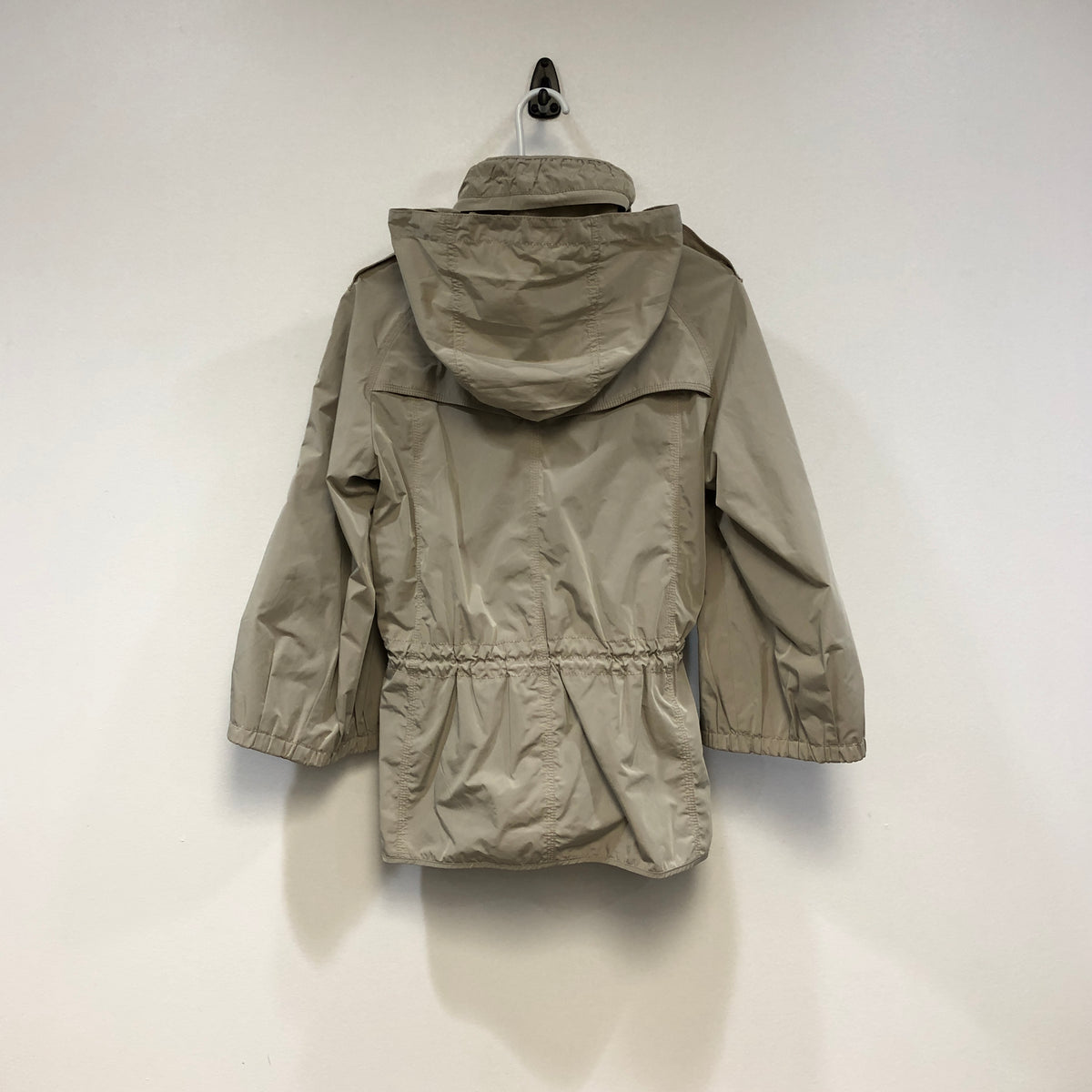 Burberry Tan Hooded Short Trench Jacket US size 10