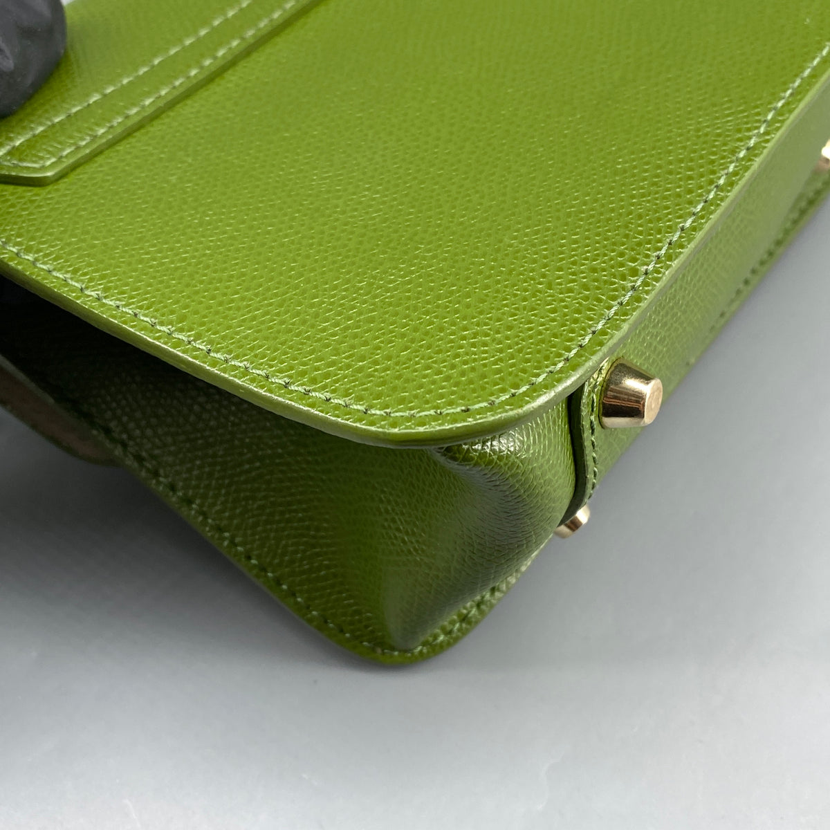 Furla Metropolis Green Leather Crossbody Bag