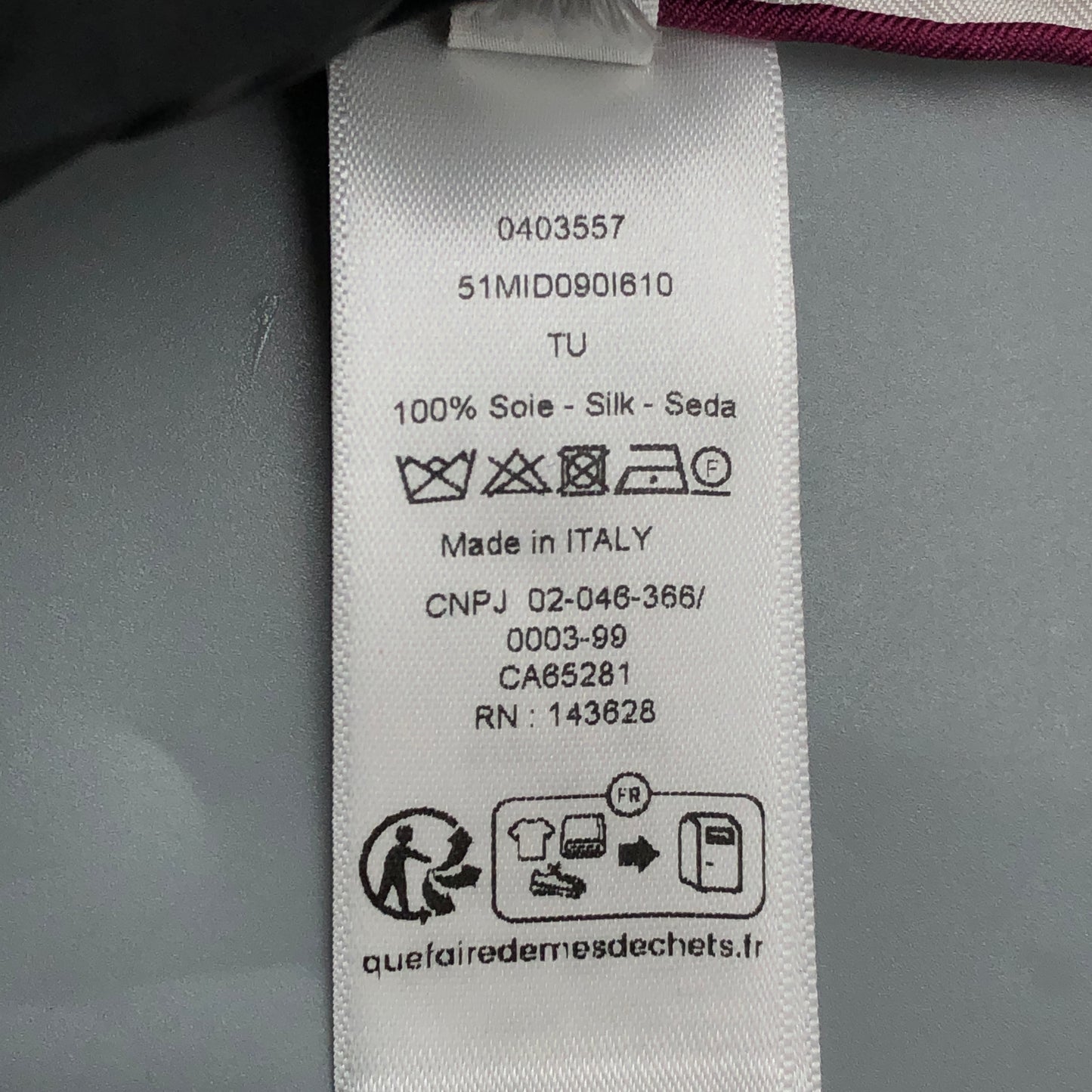 Christian Dior 90*90cm Multi-Color Silk Scarf