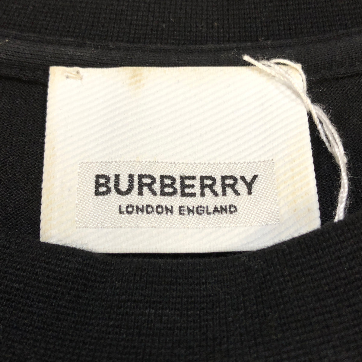 Burberry Black Graphic Print Crew Neck T-Shirt Size M