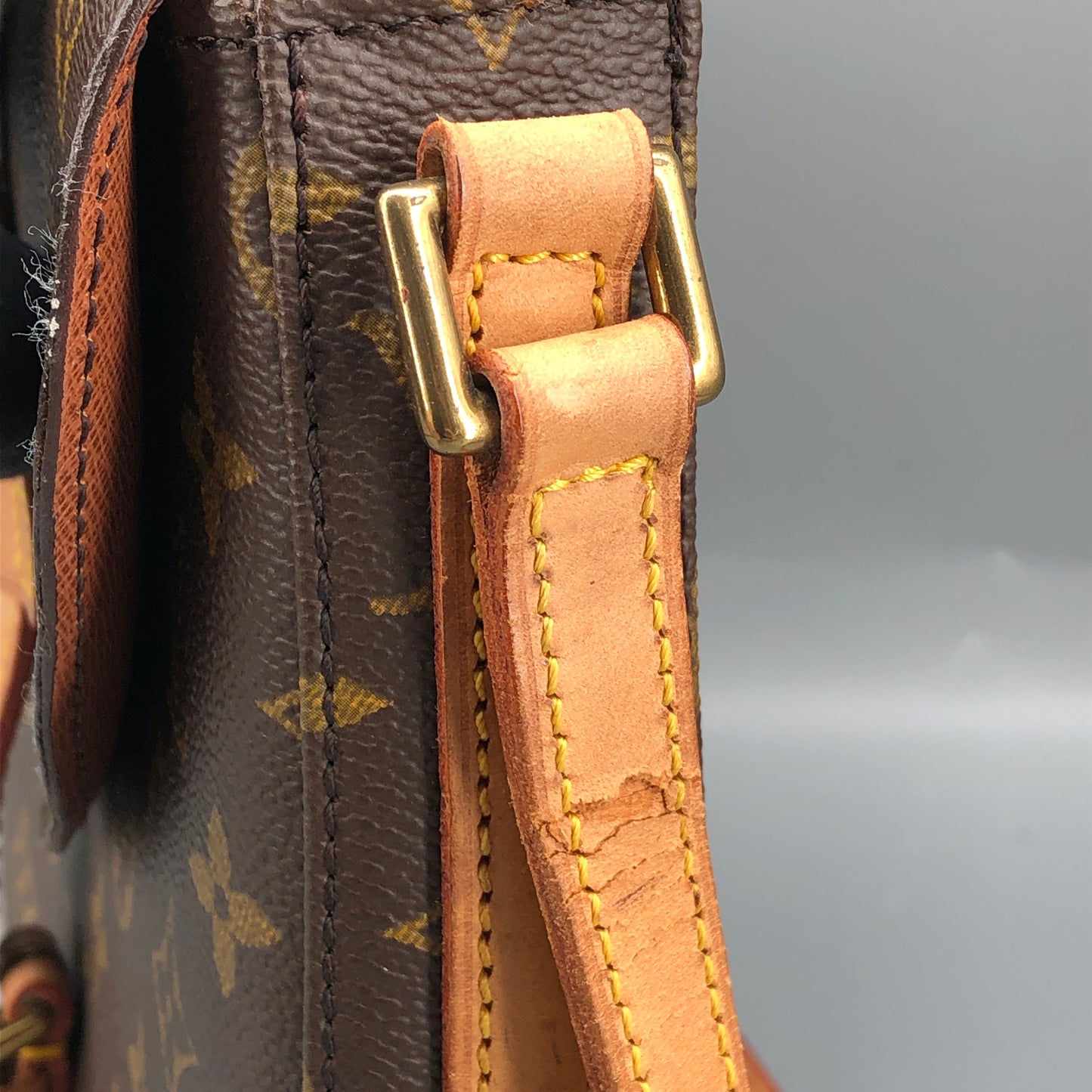 Louis Vuitton Vintage Monogram Chantilly Crossbody Bag Brown