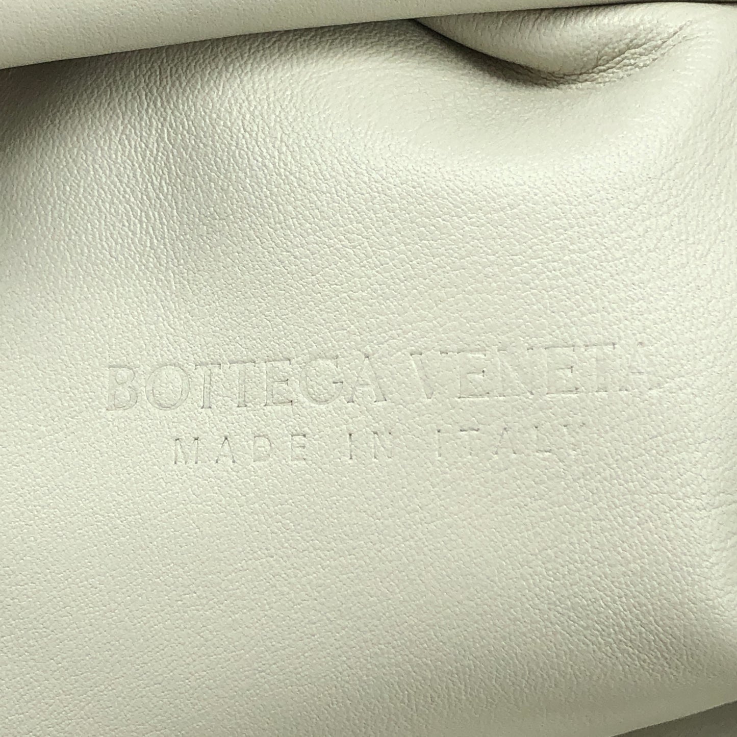 Bottega Veneta White The Pouch Clutch Bag