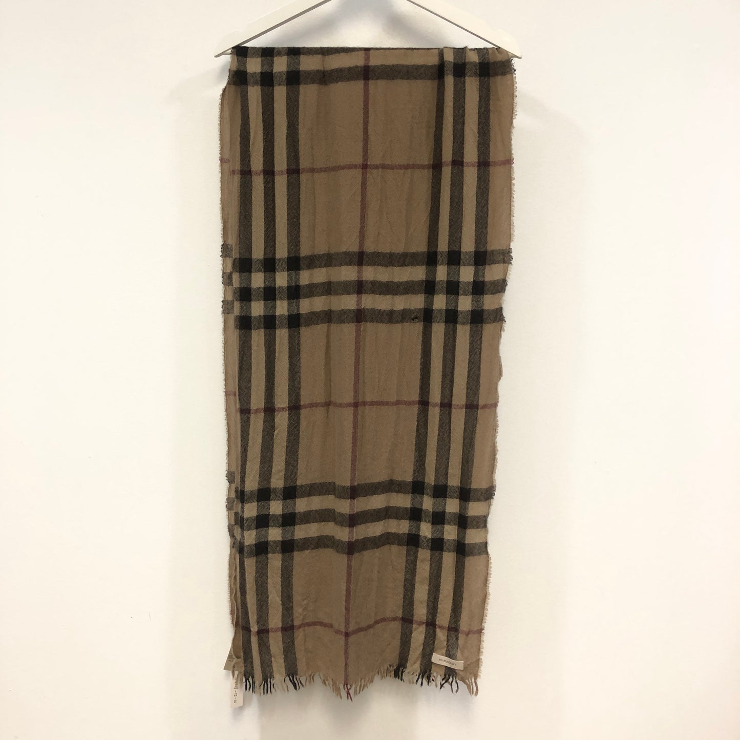 Burberry Classic Vintage Check Wool Scarf Brown/Black