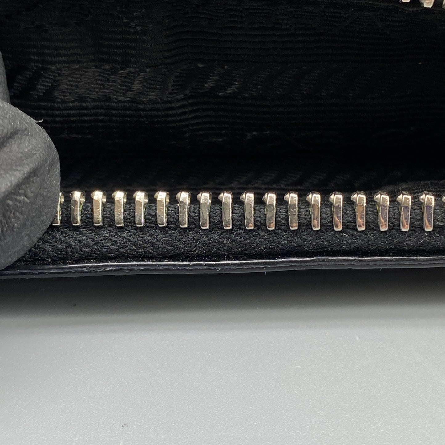 Prada Black Nylon Triangle Logo Crossbody Bag