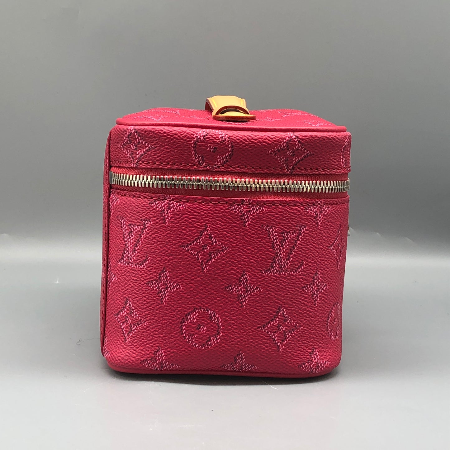 Louis Vuitton Nice Mini Monogram Empreinte Pink Vanity Case Bag